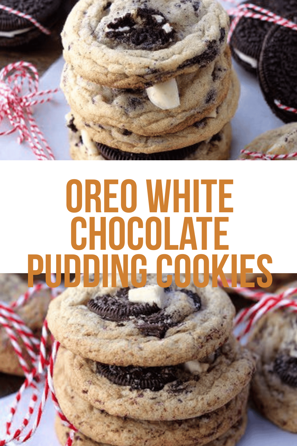 Oreo White Chocolate Pudding Cookies