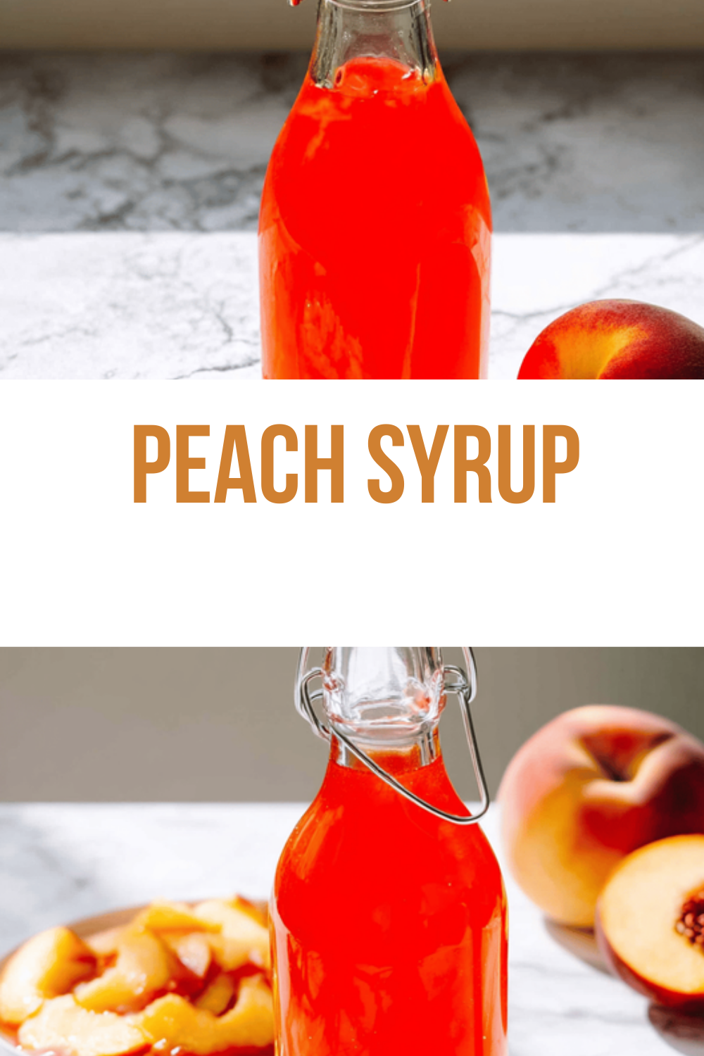 Peach Syrup