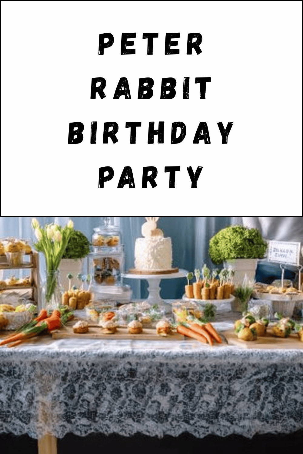 Peter Rabbit Birthday Party