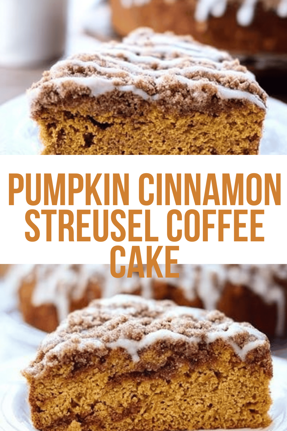 Pumpkin Cinnamon Streusel Coffee Cake