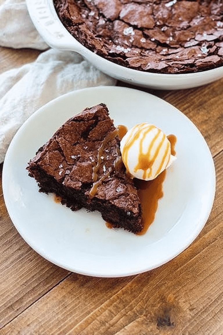 Salted Caramel Skillet Brownies 10.Png