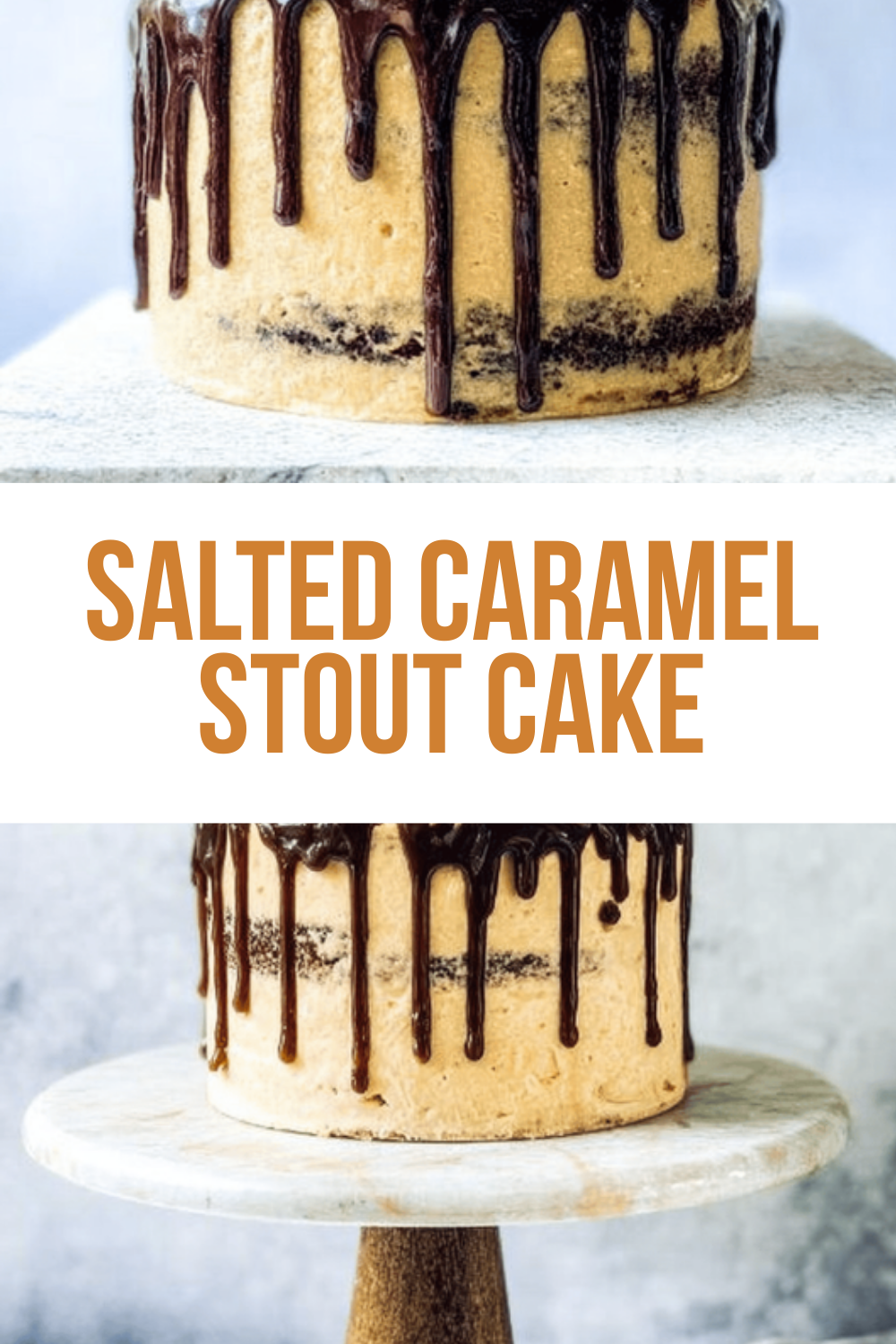 Salted Caramel Stout Cake