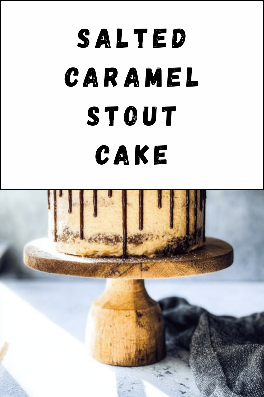 Salted Caramel Stout Cake