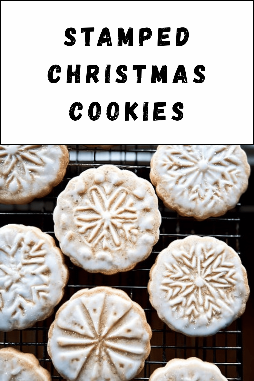 Stamped Christmas Cookies