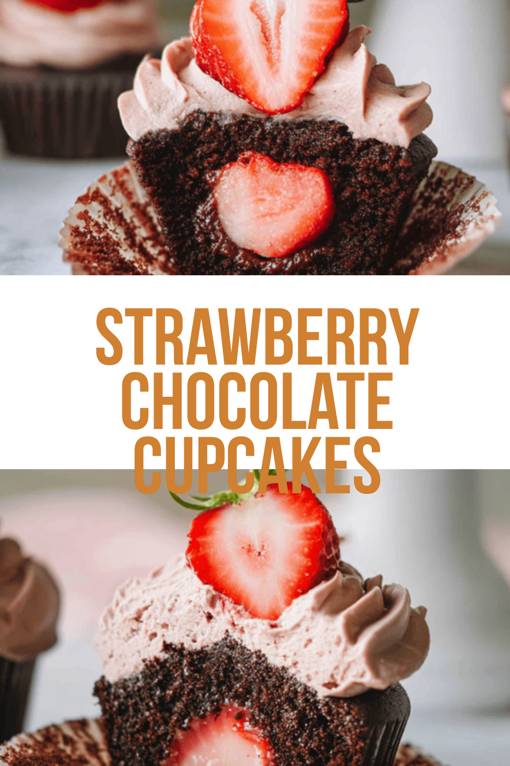 Strawberry Chocolate Cupcakes