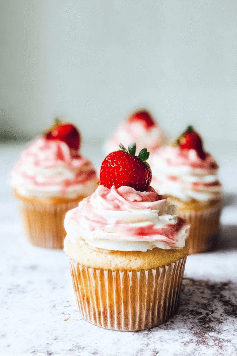 Strawberry Lemonade Cupcakes 38.Png