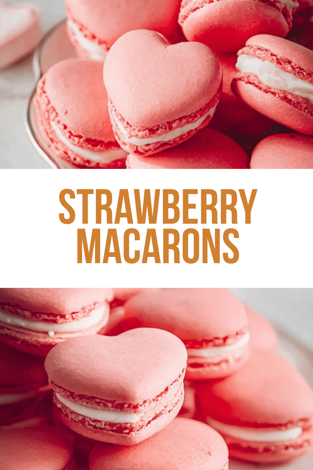 Strawberry Macarons