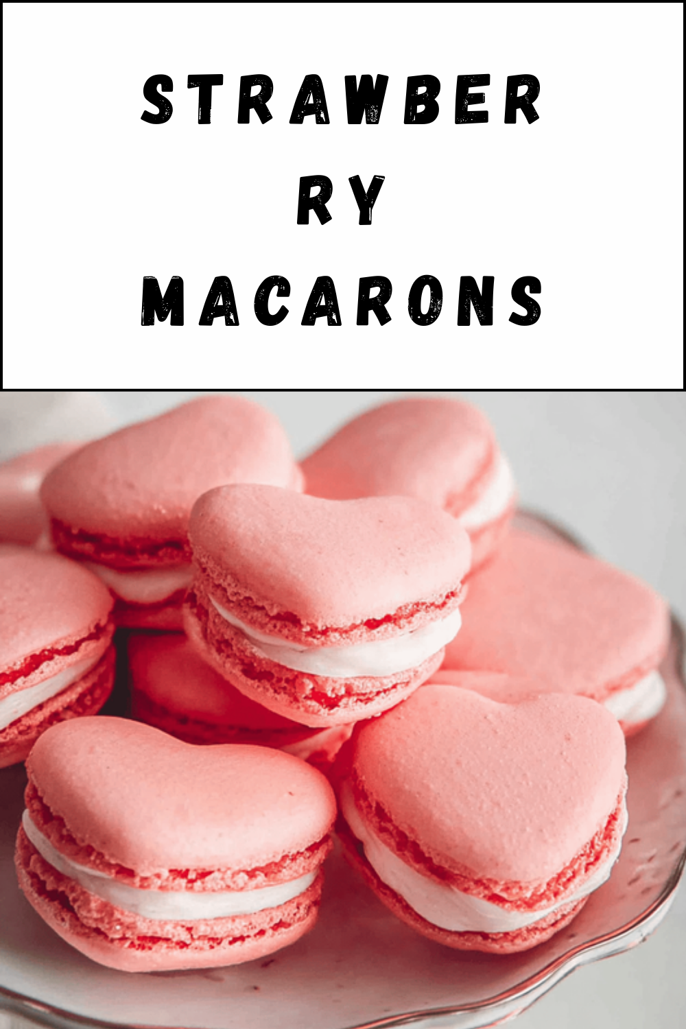 Strawberry Macarons