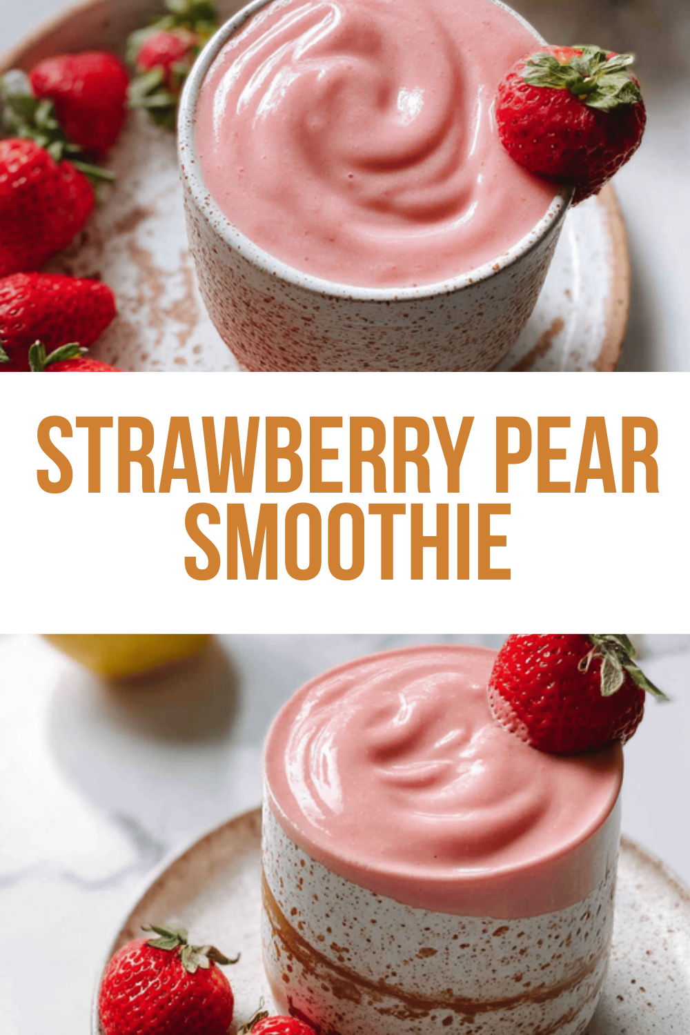 Strawberry Pear Smoothie