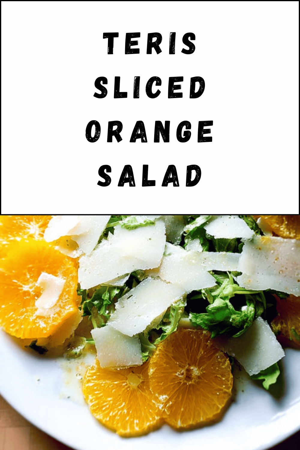 Teris Sliced Orange Salad