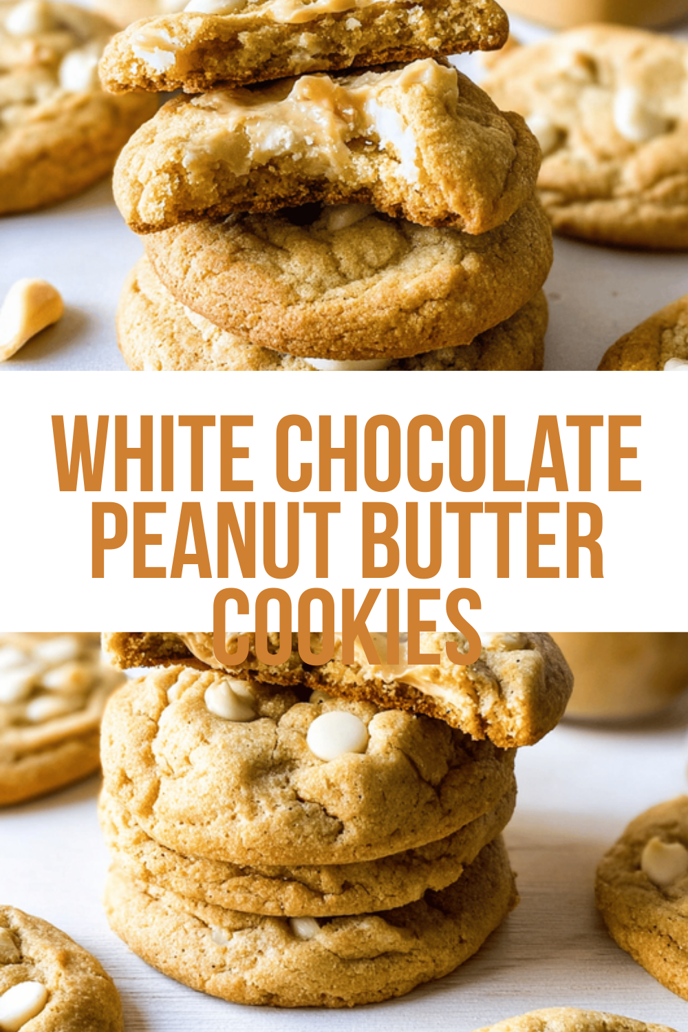 White Chocolate Peanut Butter Cookies