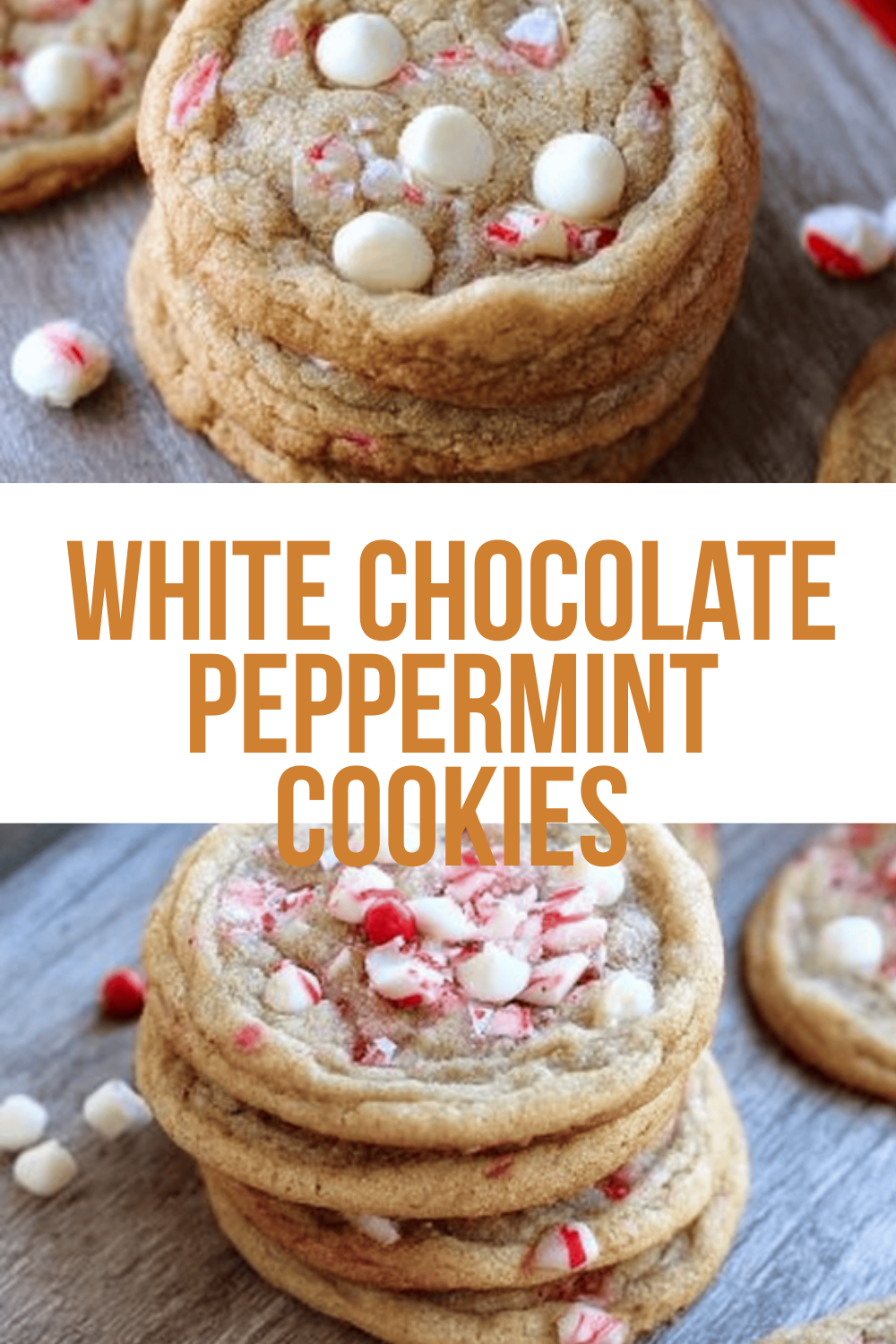 White Chocolate Peppermint Cookies