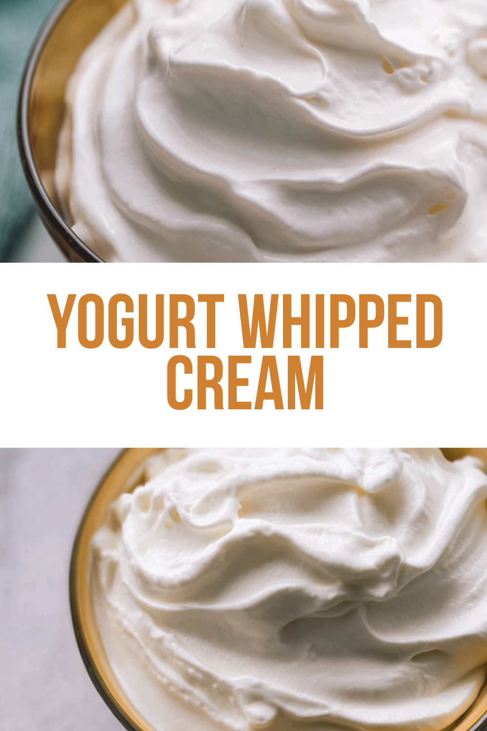 Yogurt Whipped Cream
