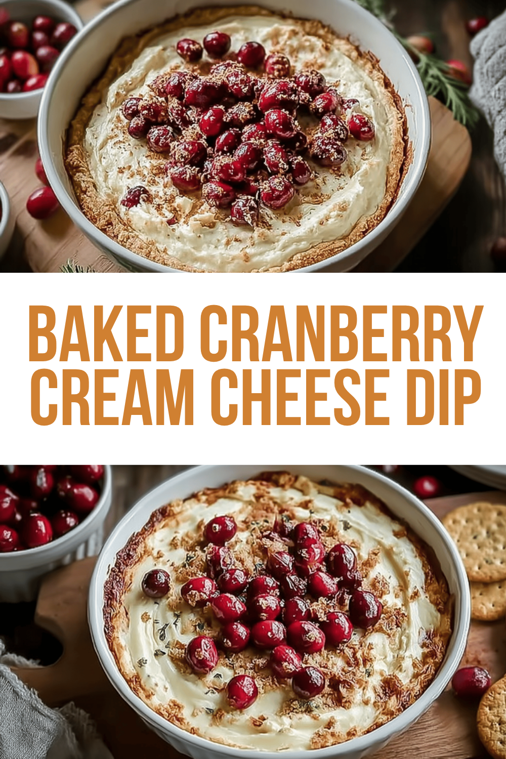 Baked Cranberry Cream Cheese Dip