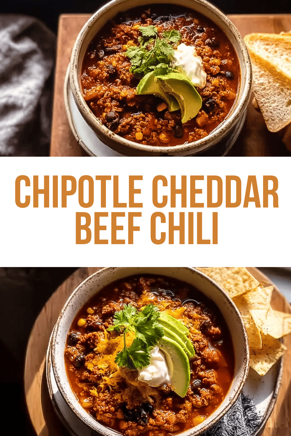 Chipotle Cheddar Beef Chili