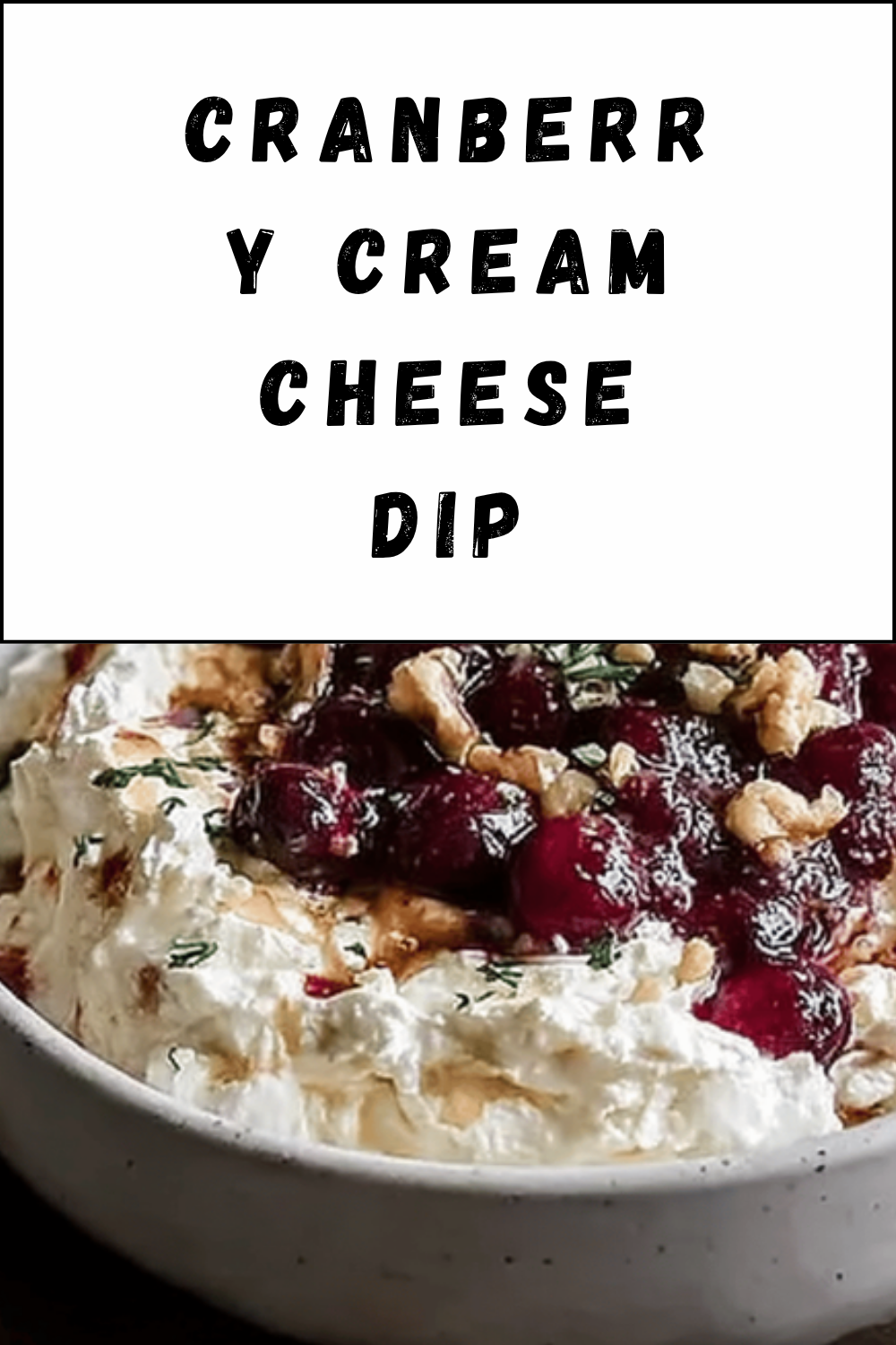Cranberry Cream Cheese Dip