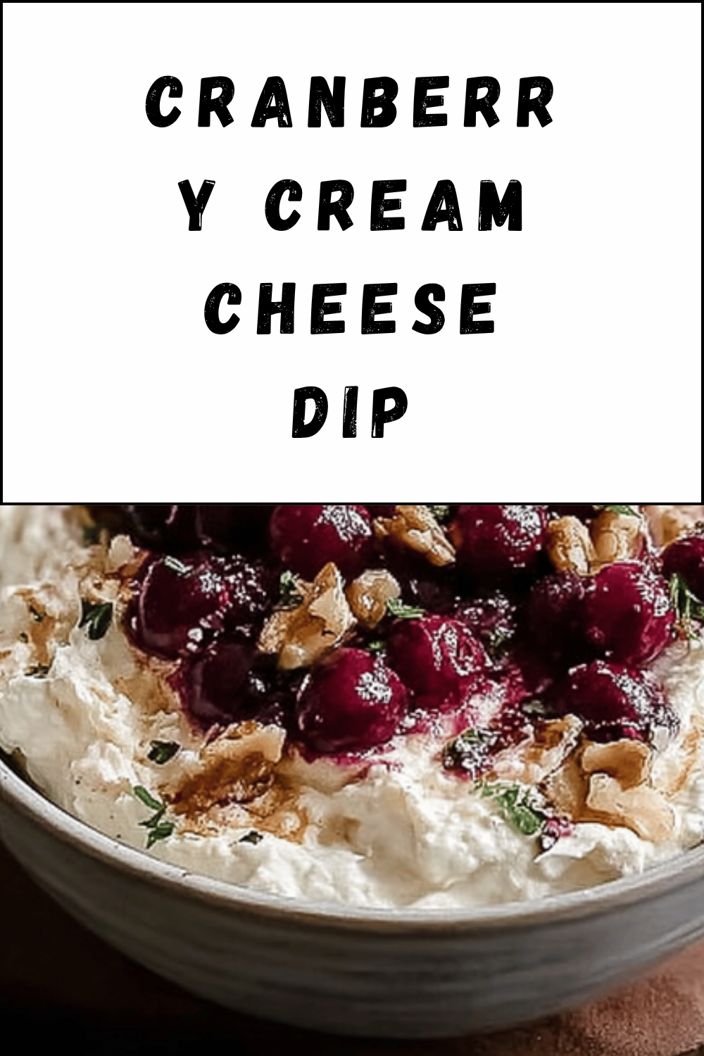 Cranberry Cream Cheese Dip