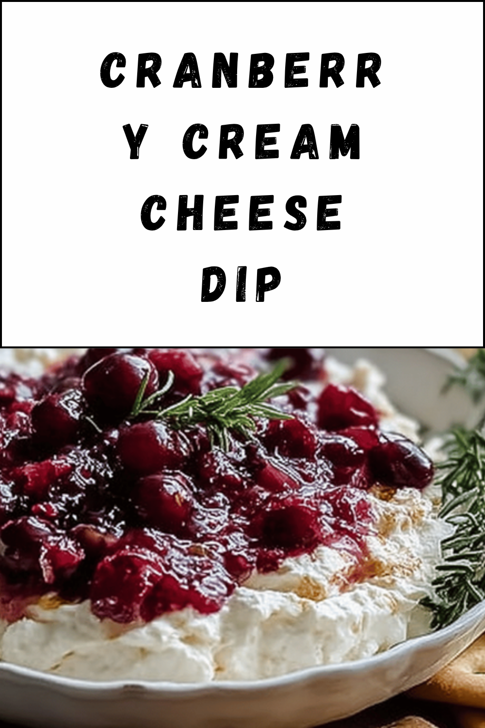 Cranberry Cream Cheese Dip