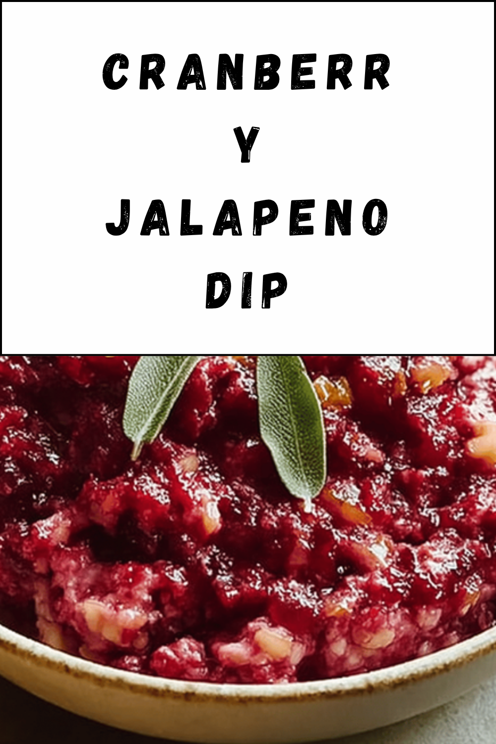 Cranberry Jalapeno Dip