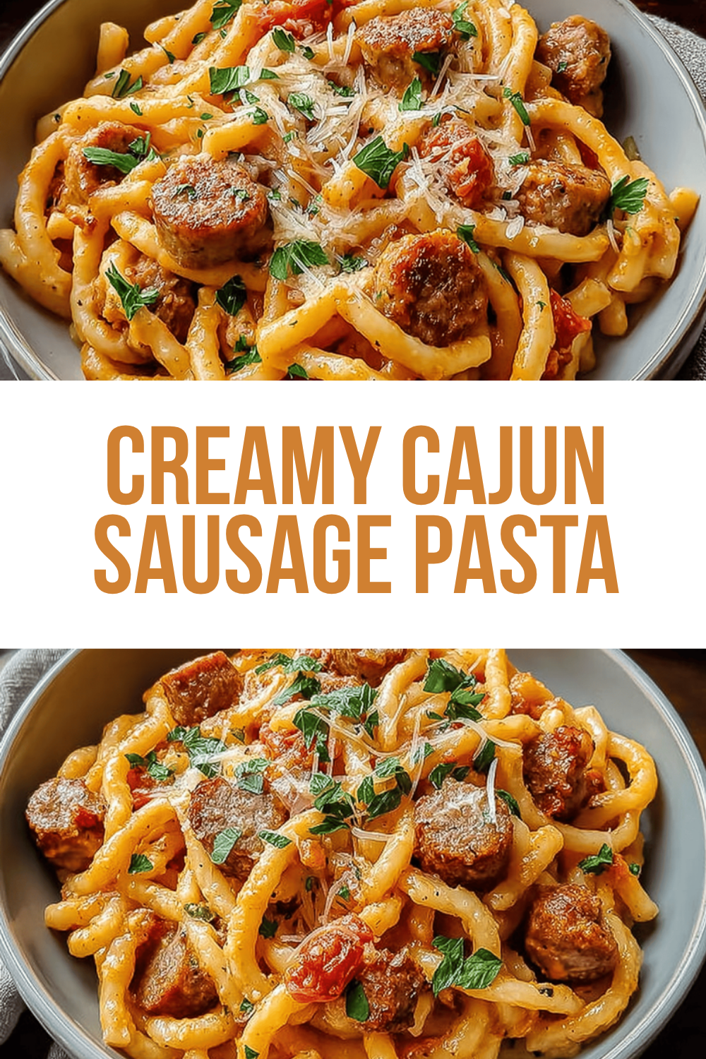 Creamy Cajun Sausage Pasta