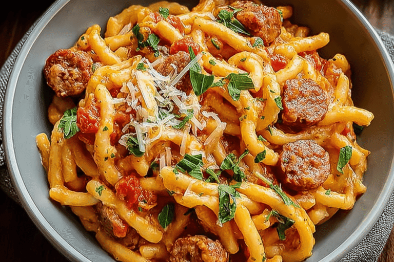 Creamy Cajun Sausage Pasta 40.Png