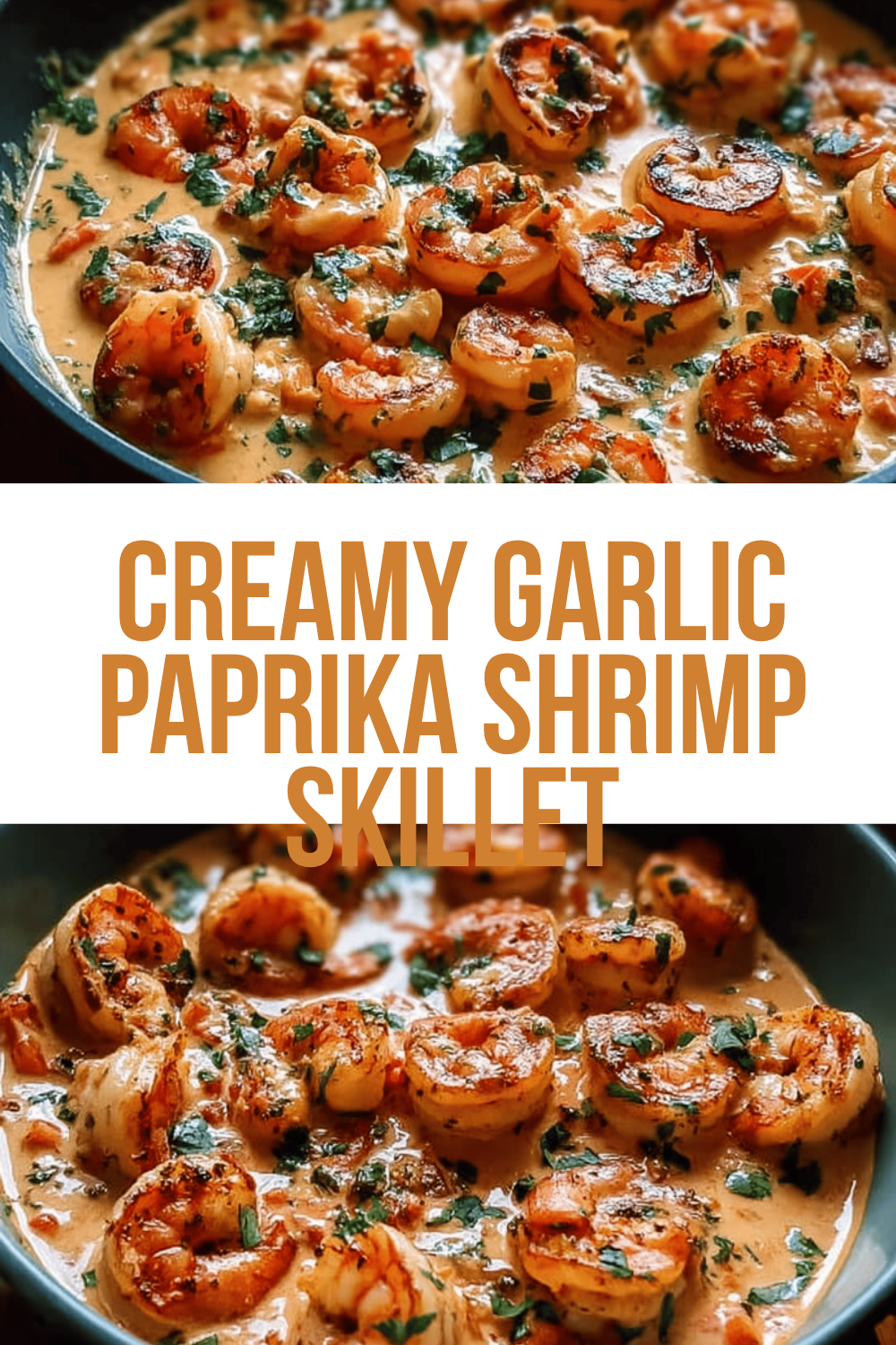 Creamy Garlic Paprika Shrimp Skillet