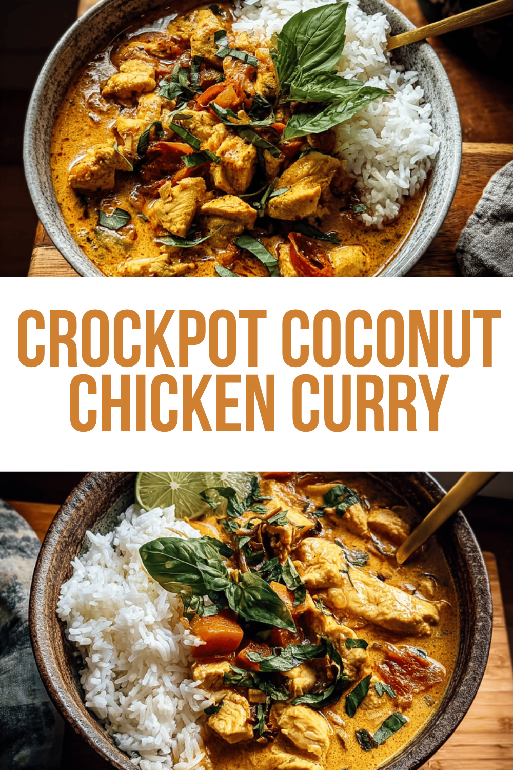 Crockpot Coconut Chicken Curry