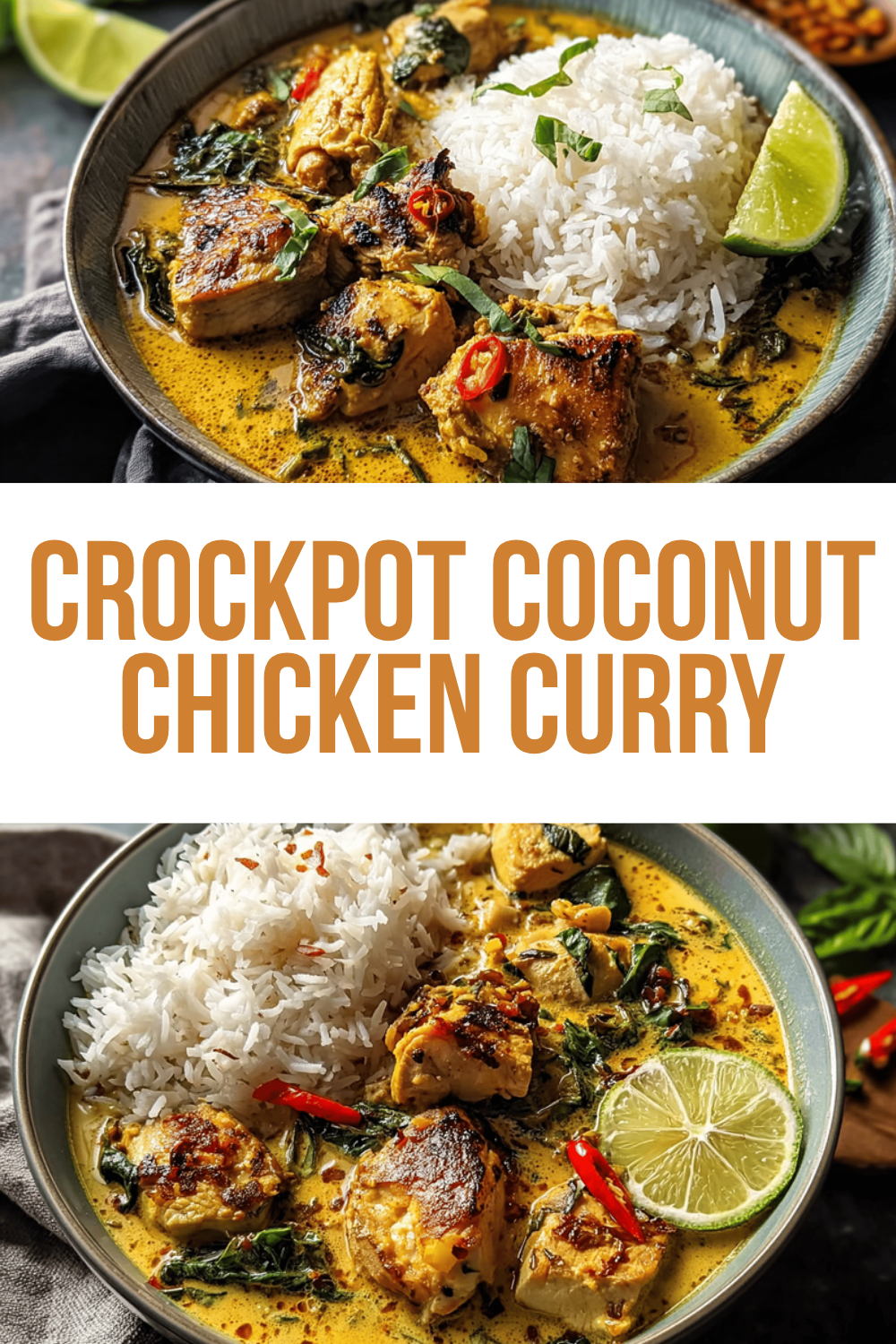 Crockpot Coconut Chicken Curry