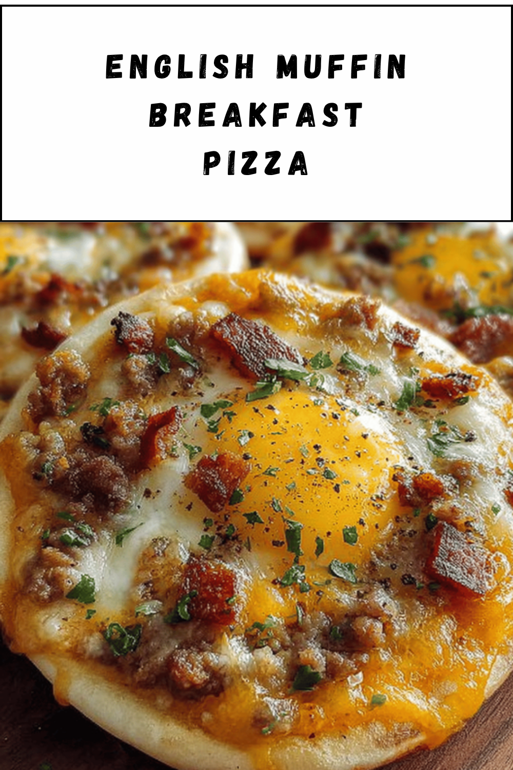 English Muffin Breakfast Pizza