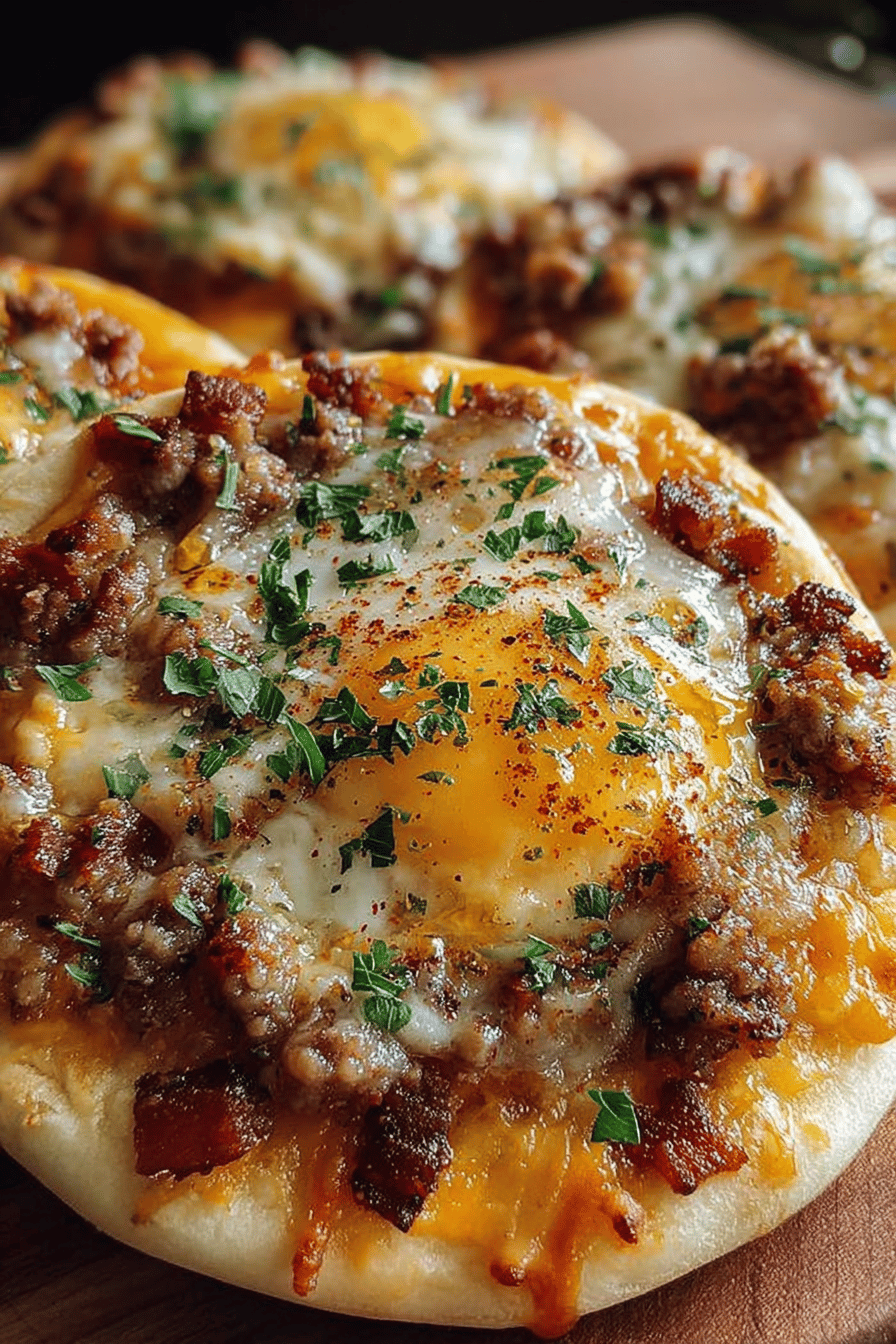 English Muffin Breakfast Pizza