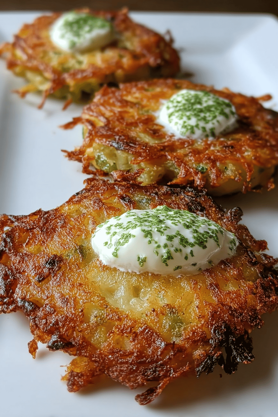 Green Chile Cheese Potato Cakes