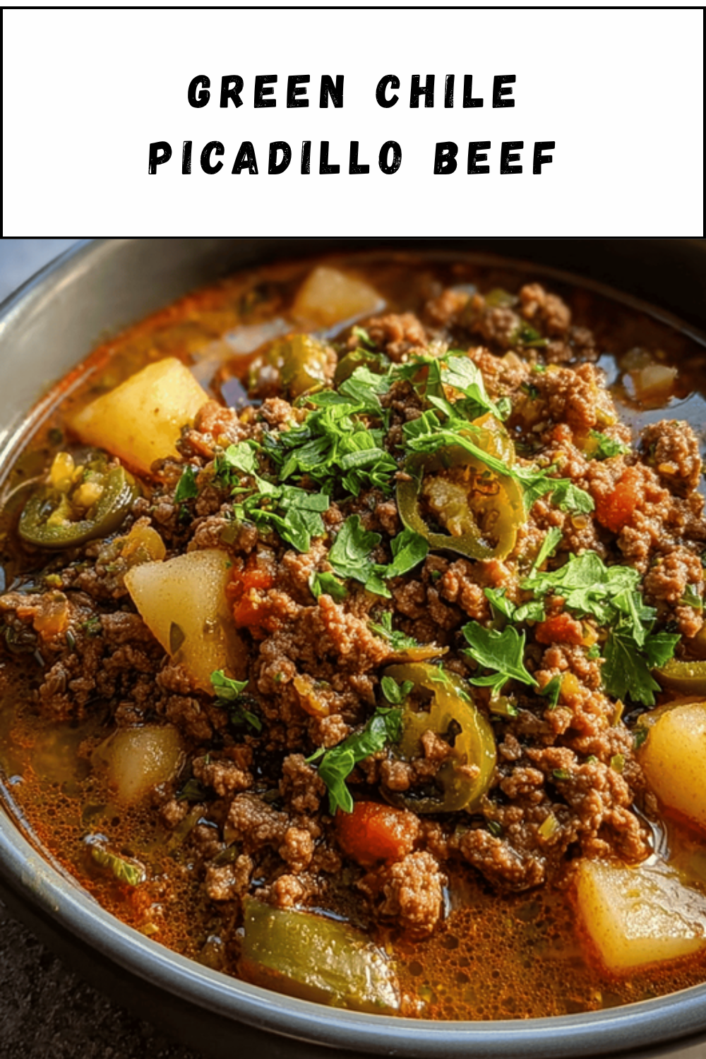 Green Chile Picadillo Beef