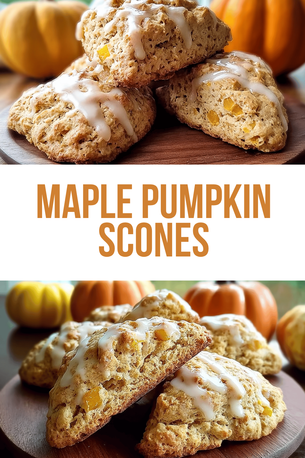Maple Pumpkin Scones