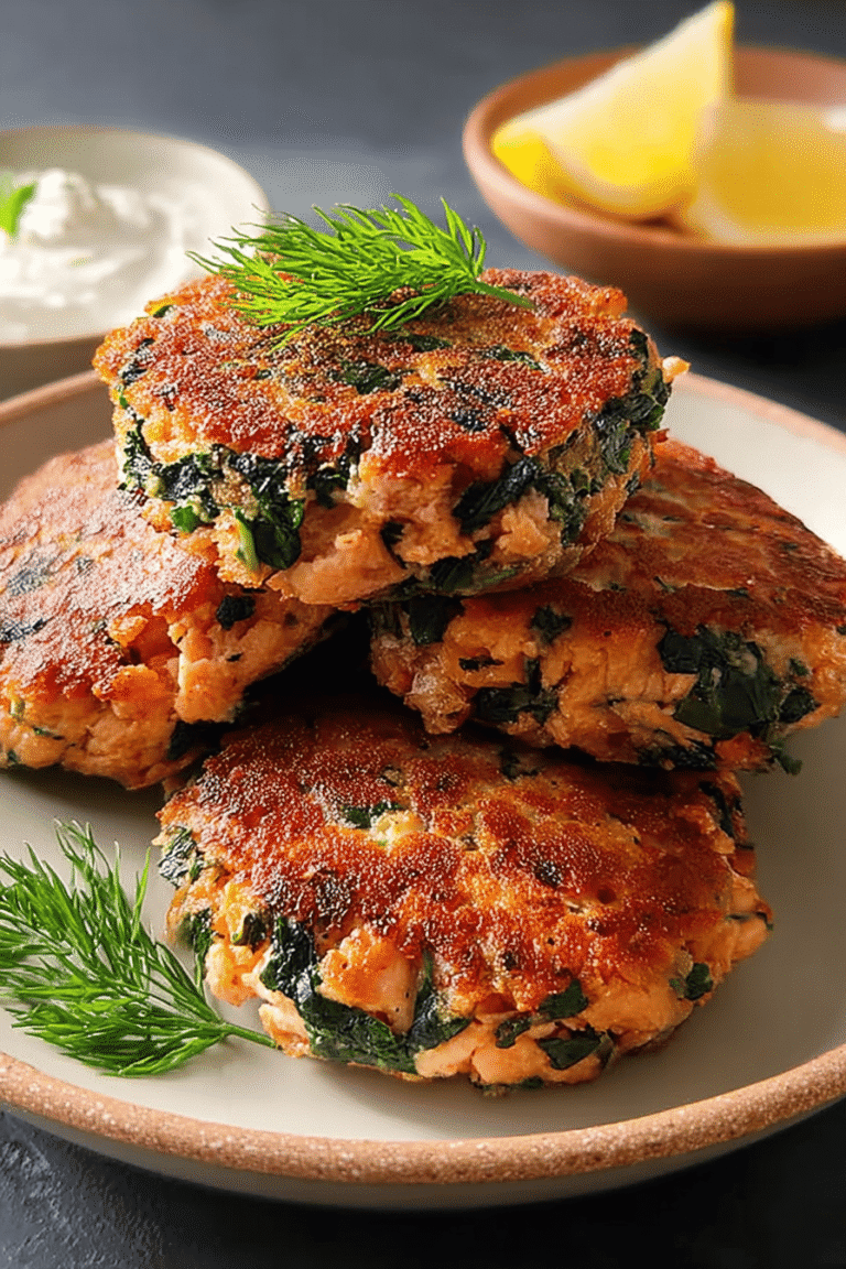 Mediterranean Salmon Spinach Patties 6.Png