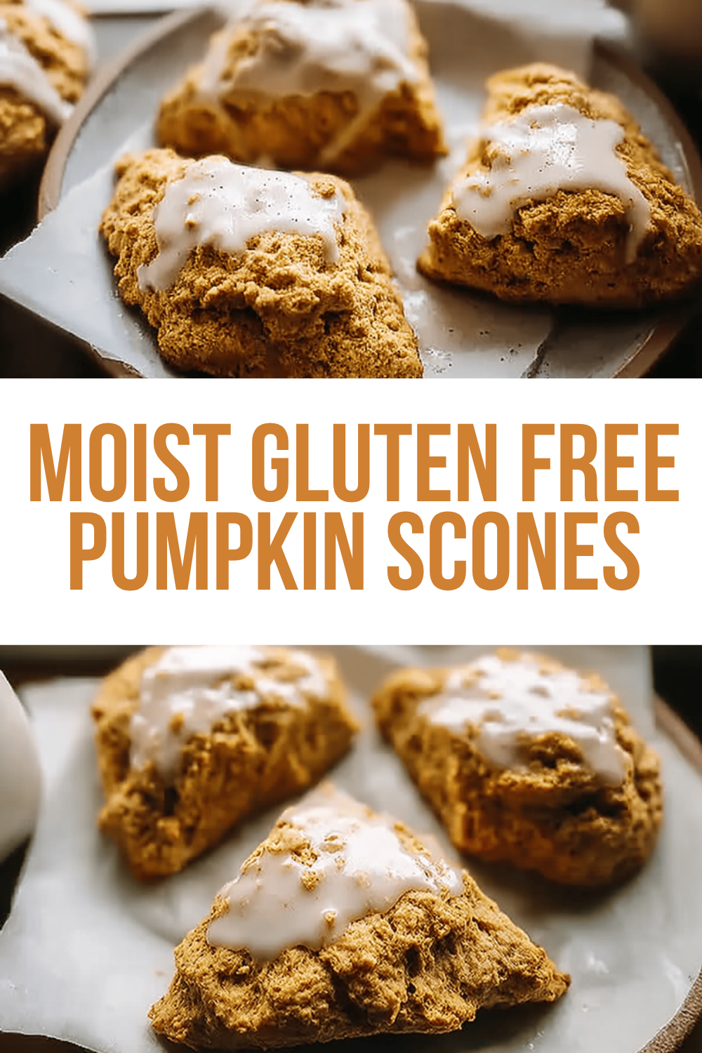 Moist Gluten Free Pumpkin Scones
