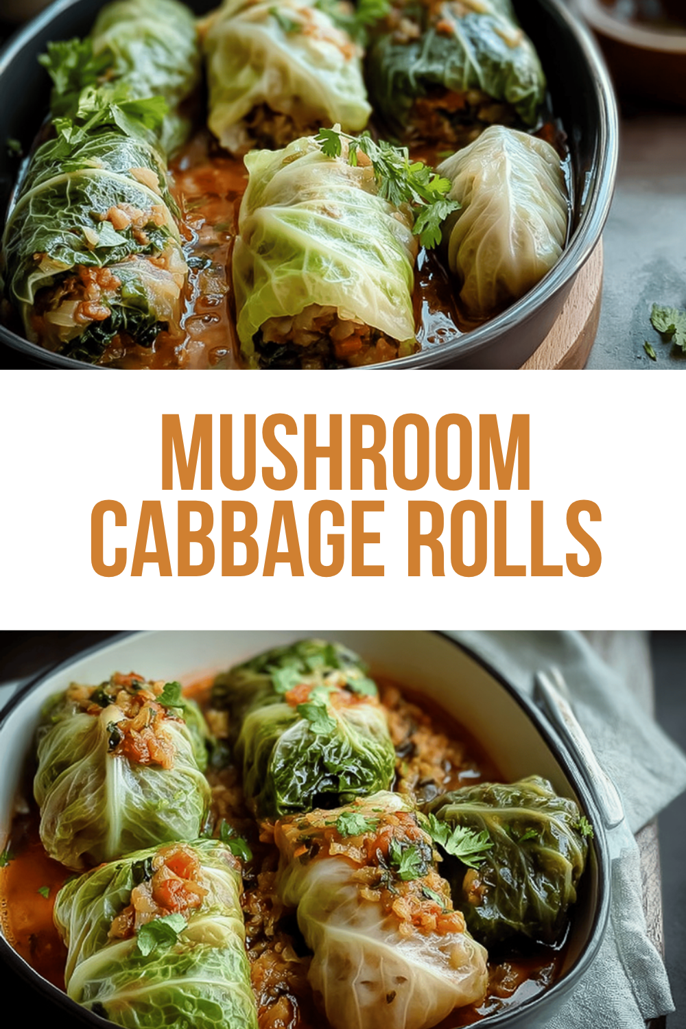 Mushroom Cabbage Rolls