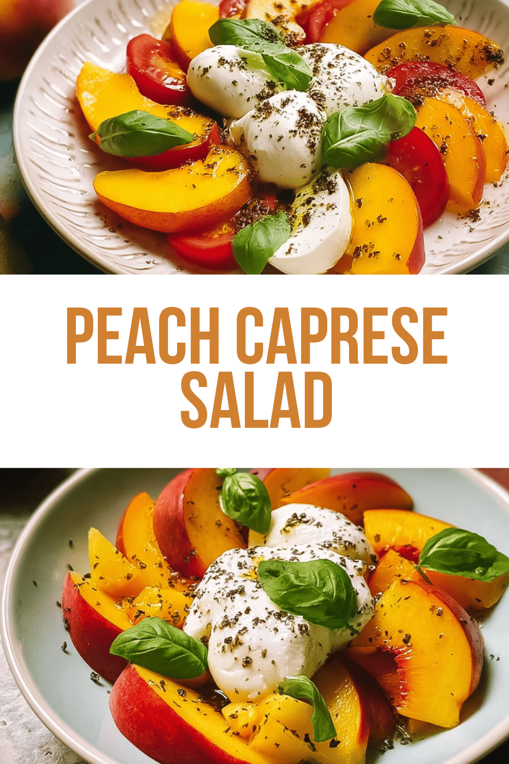 Peach Caprese Salad