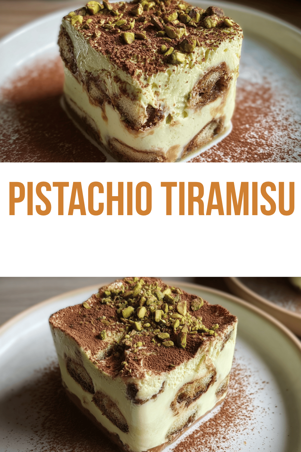 Pistachio Tiramisu