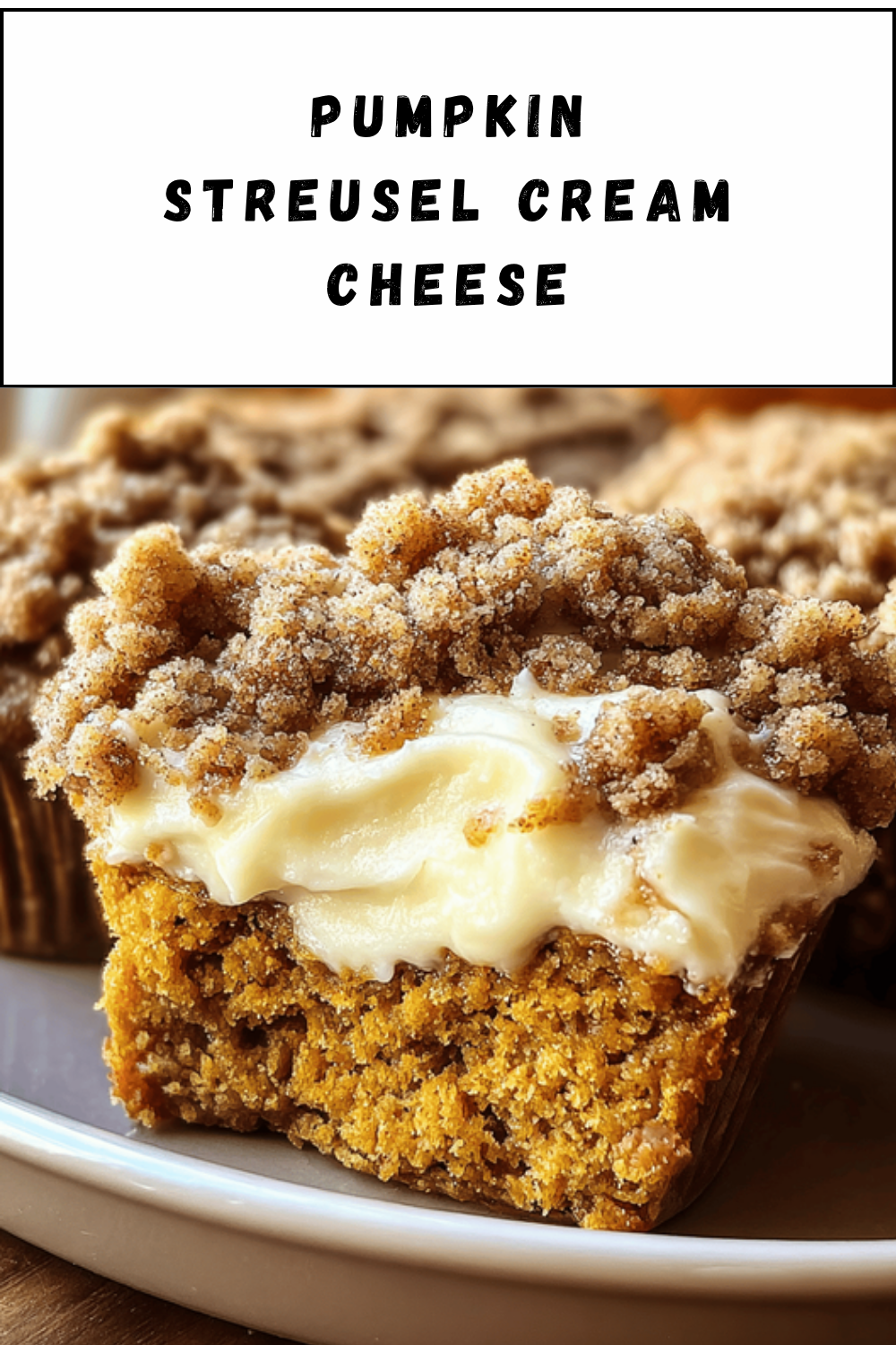 Pumpkin Streusel Cream Cheese