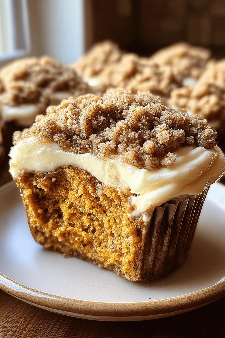 Pumpkin Streusel Cream Cheese