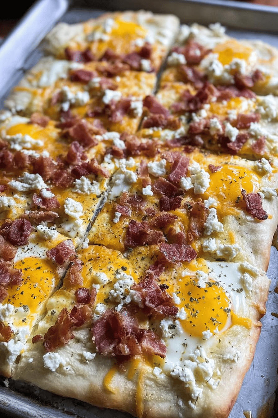 Sheet Pan Breakfast Pizza