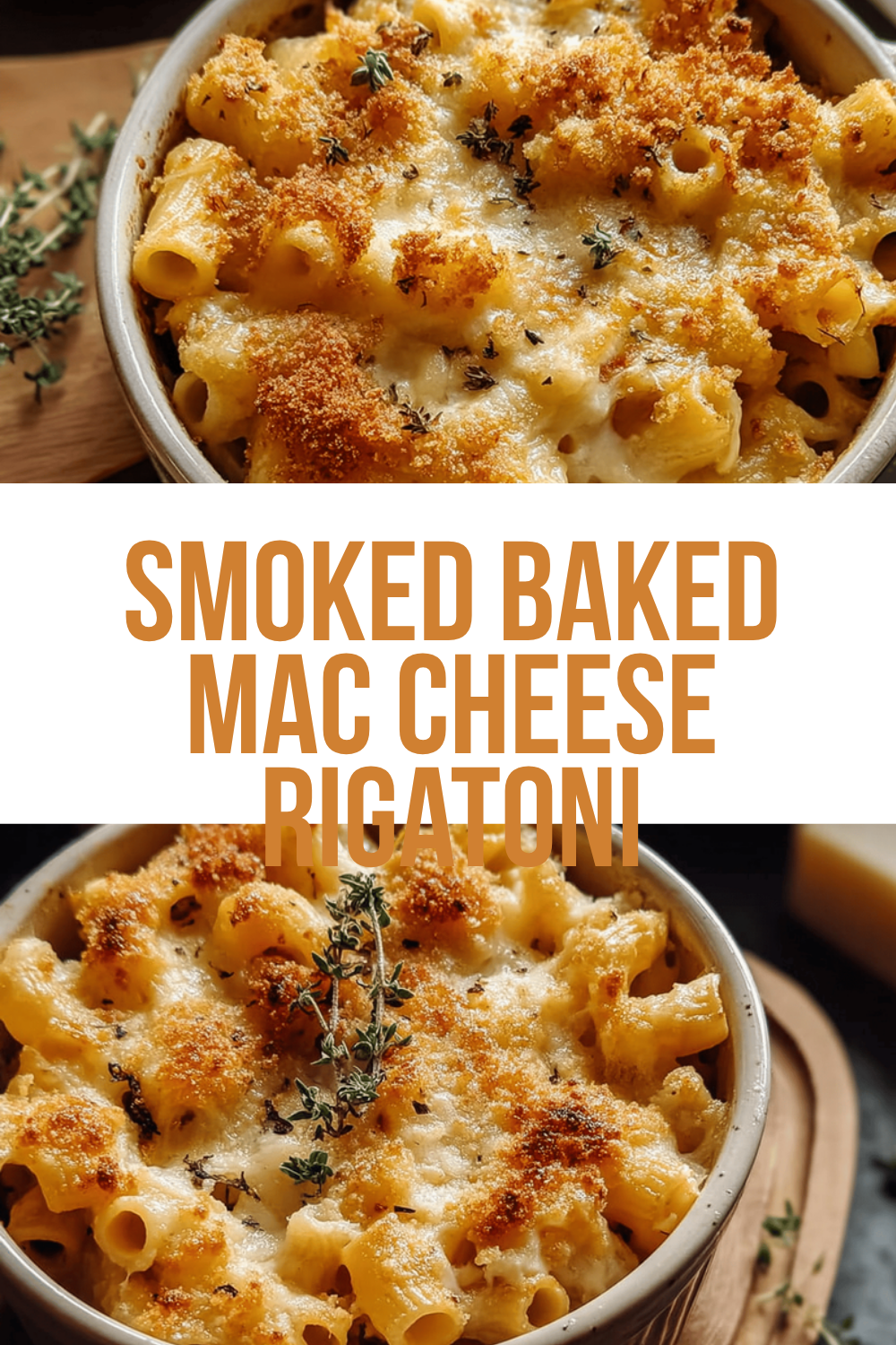 Smoked Baked Mac Cheese Rigatoni