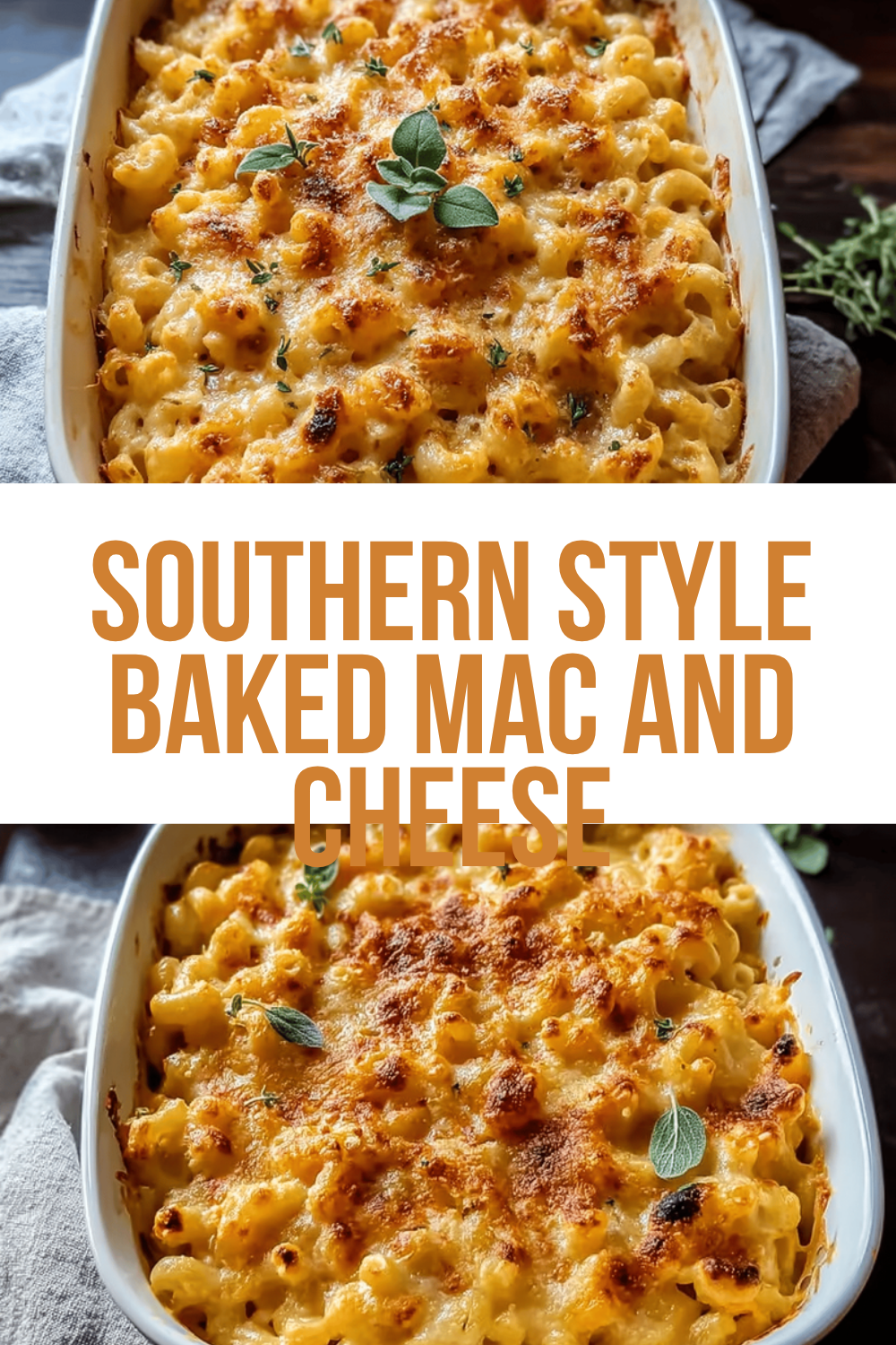 Southern Style Baked Mac And Cheese