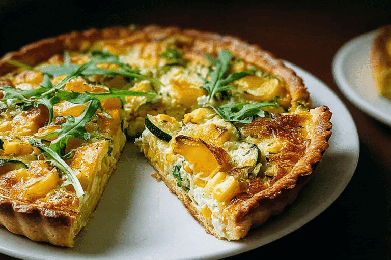 Summer Squash Roasted Corn Tart 72.Png