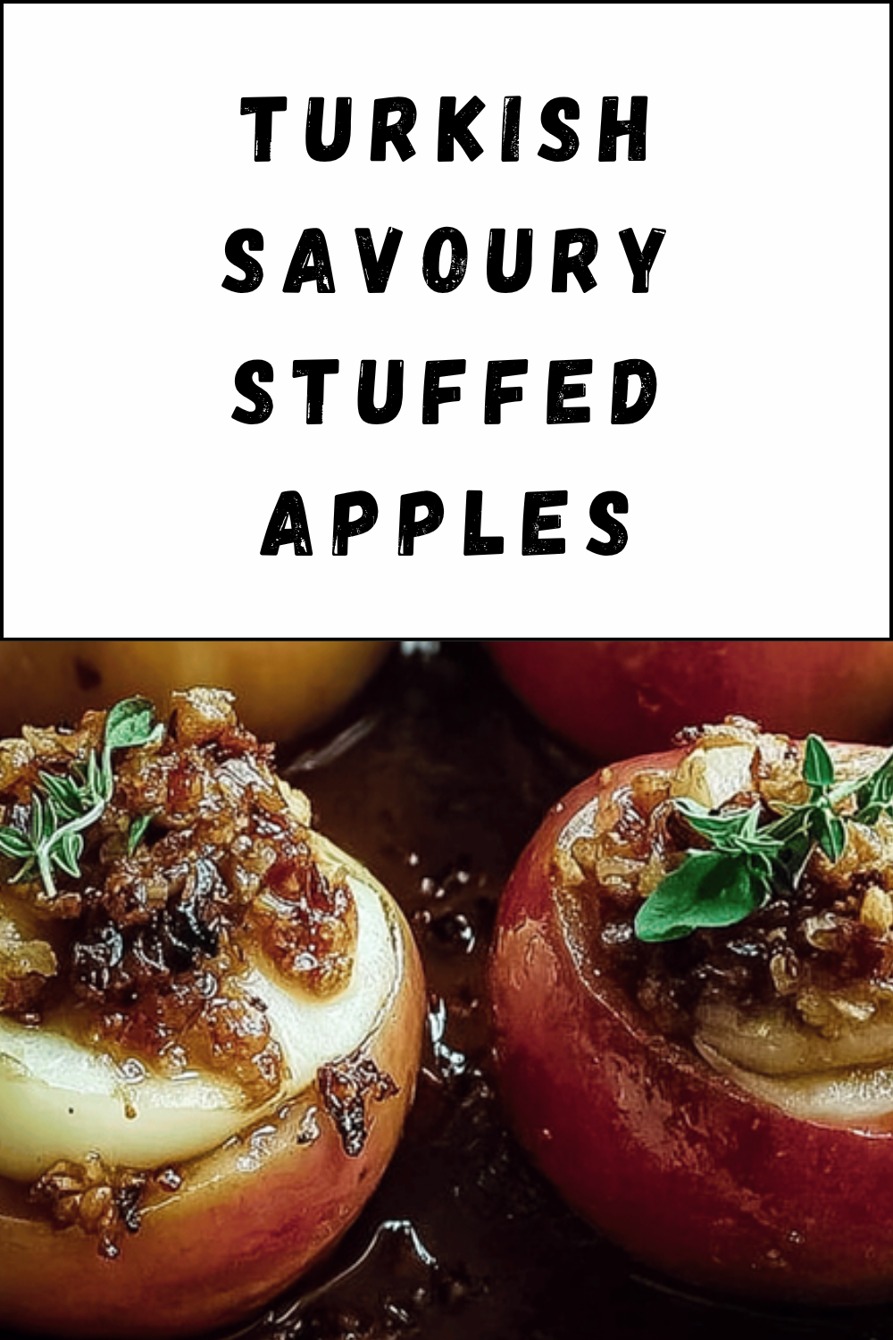 Turkish Savoury Stuffed Apples