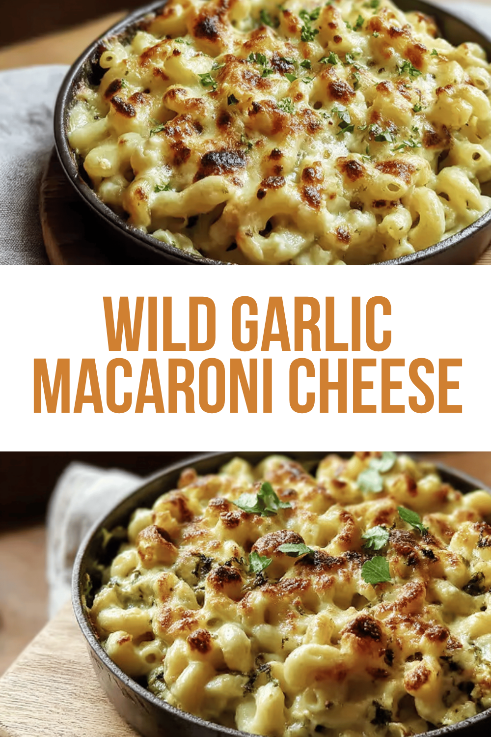 Wild Garlic Macaroni Cheese