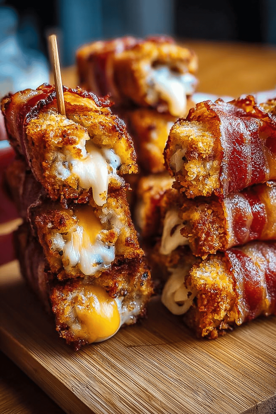 Bacon Grilled Cheese Fingers