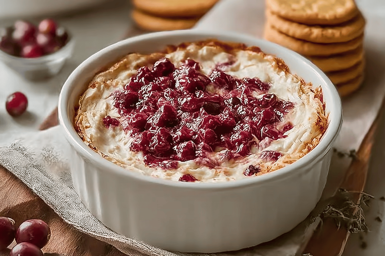 Baked Cranberry Cream Cheese Dip