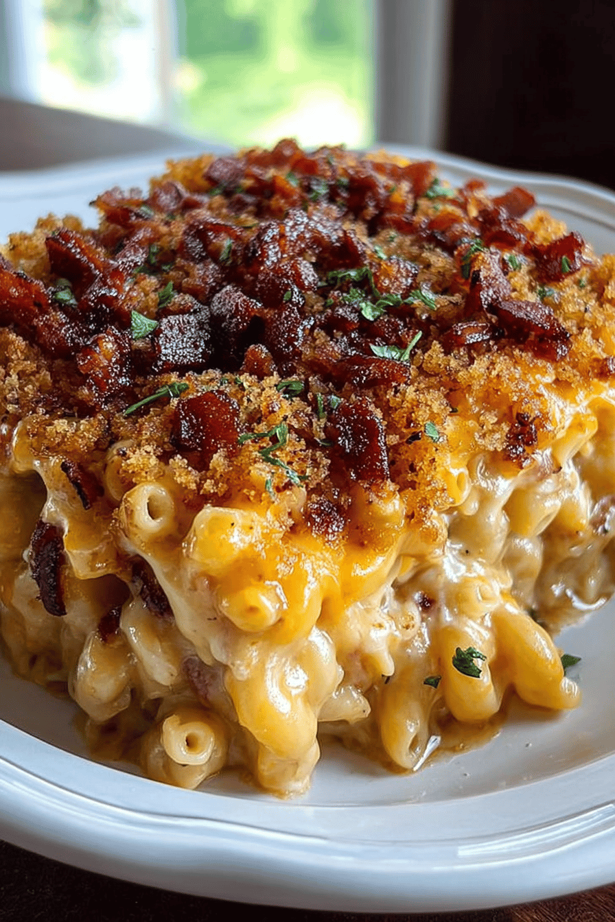 Bbq Bacon Mac Cheese Lasagna