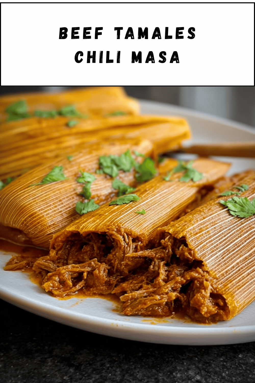 Beef Tamales Chili Masa